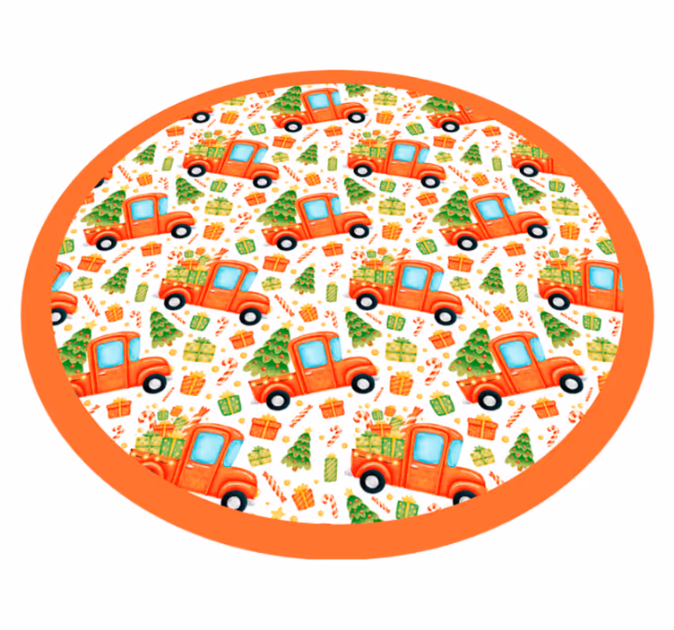 Vianočný stromček vinylový koberec - Tenstickers
