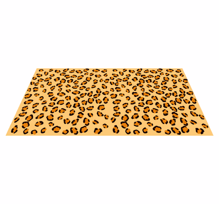 vinylový koberec zvierací vzor leopardie škvrny - Tenstickers