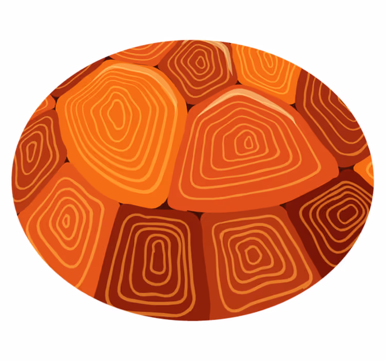 vzorovaný vinylový koberec organické kontúry - Tenstickers
