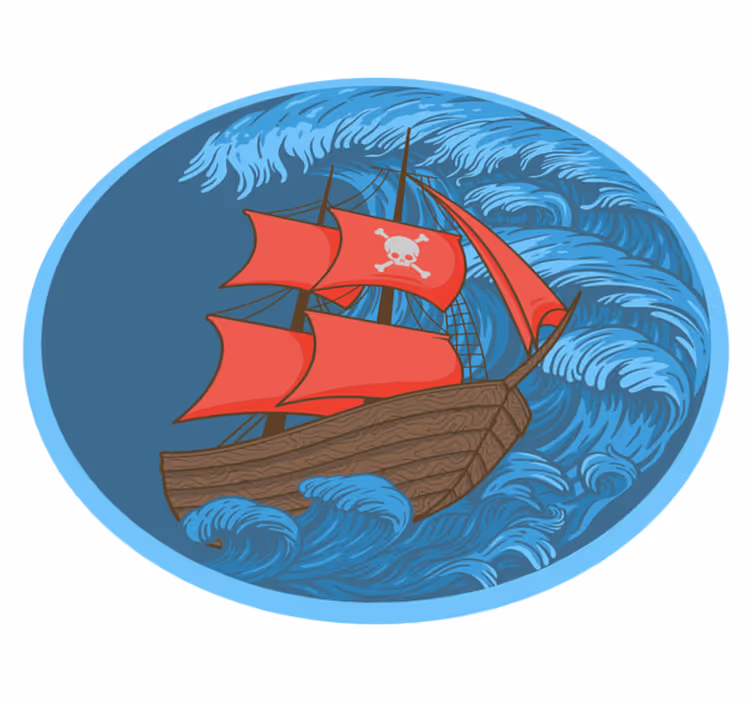 Vinylový koberec pre pirátske lode - Tenstickers