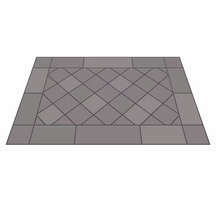 vinylový koberec kachličky dlaždicová geometria - Tenstickers