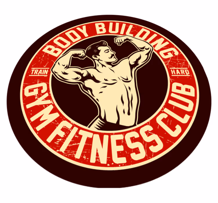 Fitness fúzy moderný koberec - Tenstickers