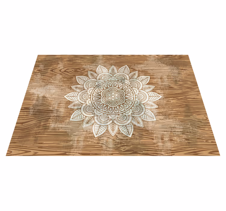vinylový koberec mandala ohnisko mandaly - Tenstickers