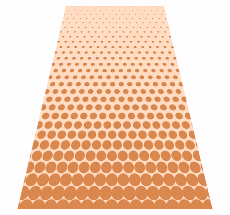 pruhovaný vinylový koberec bodkovaný gradient - Tenstickers
