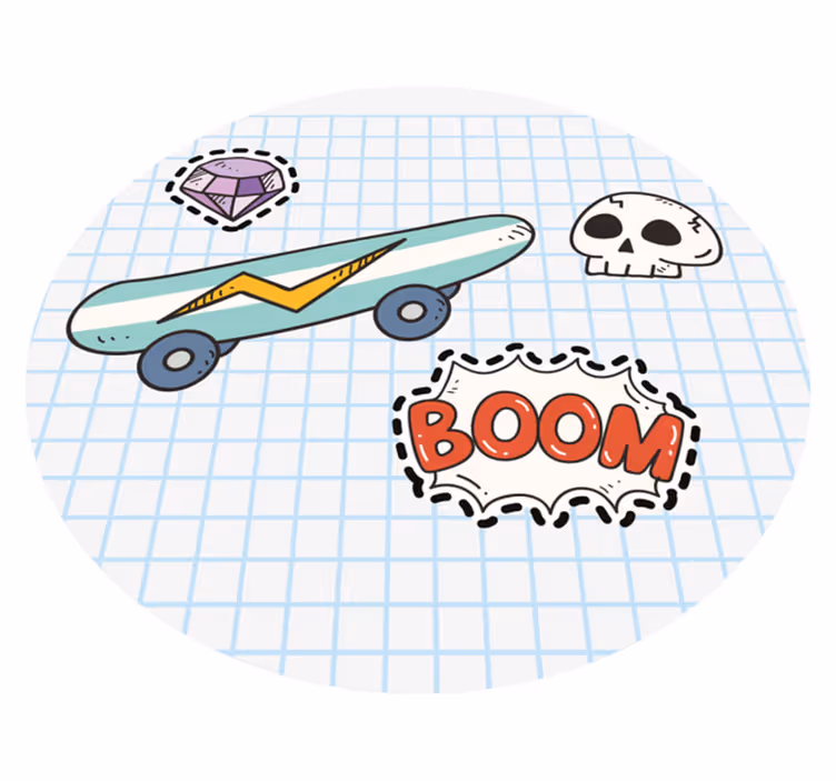 Papierový skateboard pre teenagerov - Tenstickers