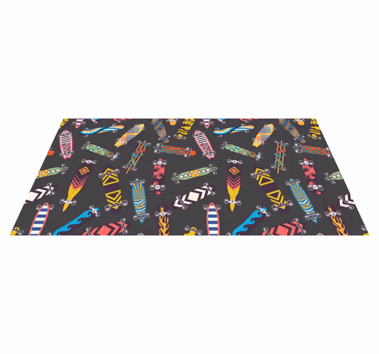 detský vinylový hry skateboardové vzory - Tenstickers
