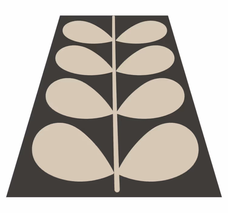 Tmavý moderný vinylový koberec orla kiely - Tenstickers
