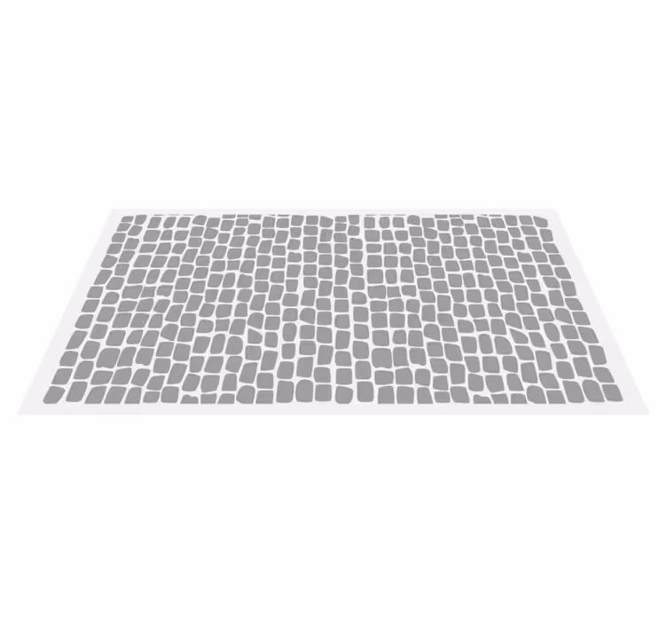 vinylový koberec kachličky monochromatická mriežka - Tenstickers