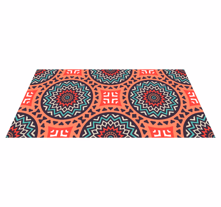 Mexický folklor ozdoby kuchynský vinylový koberec - Tenstickers