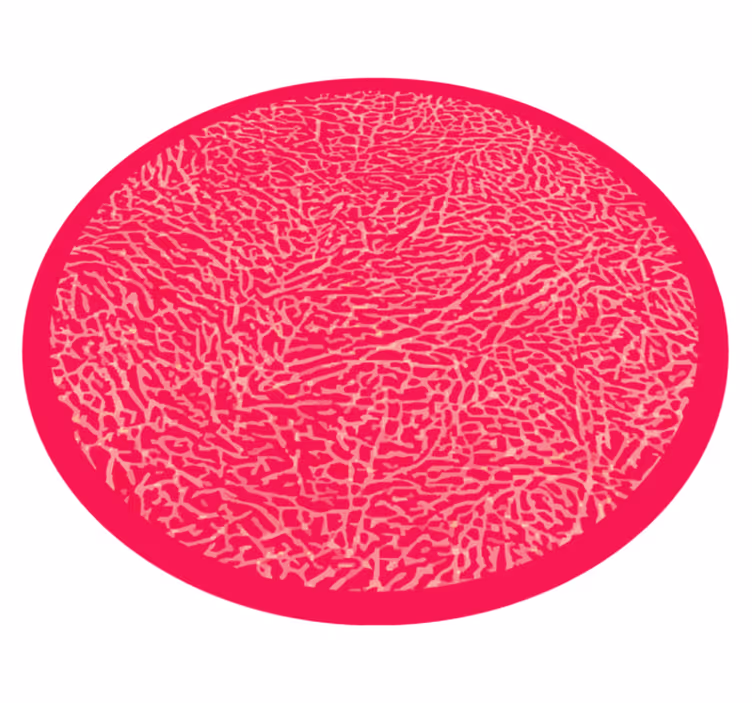 vzorovaný vinylový koberec žiarivo ružový dizajn - Tenstickers