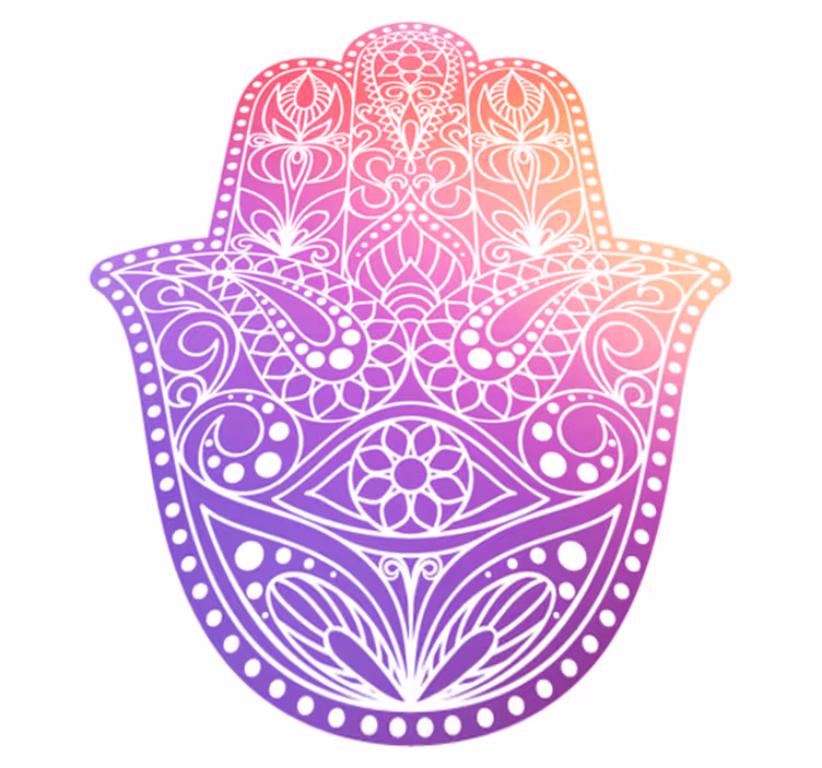 vinylový koberec mandala ručný dizajn mandaly - Tenstickers