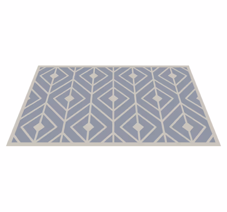 vinylový koberec do spálne jemný geometrický vzor - Tenstickers