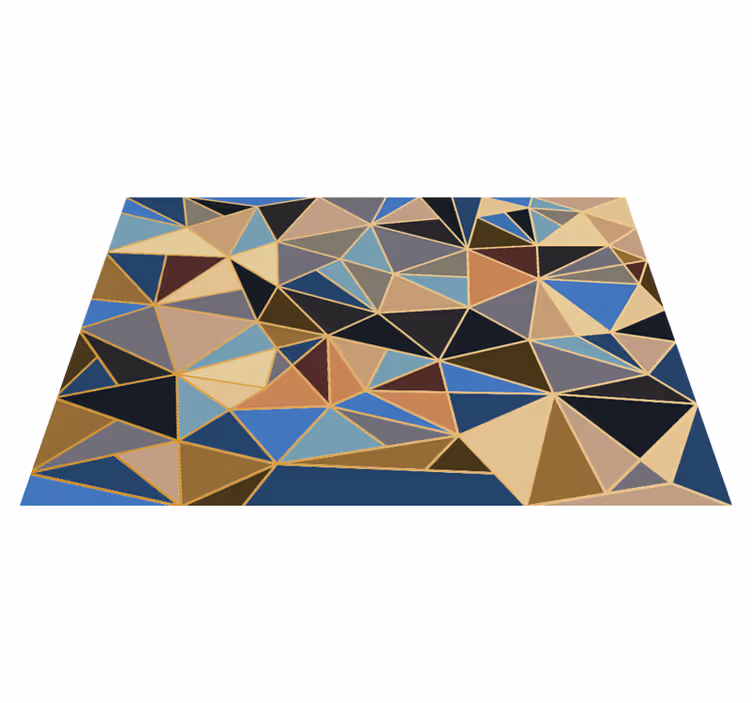 Geometrické viacfarebné mozaiky mozaikové podlahové dlaždice - Tenstickers