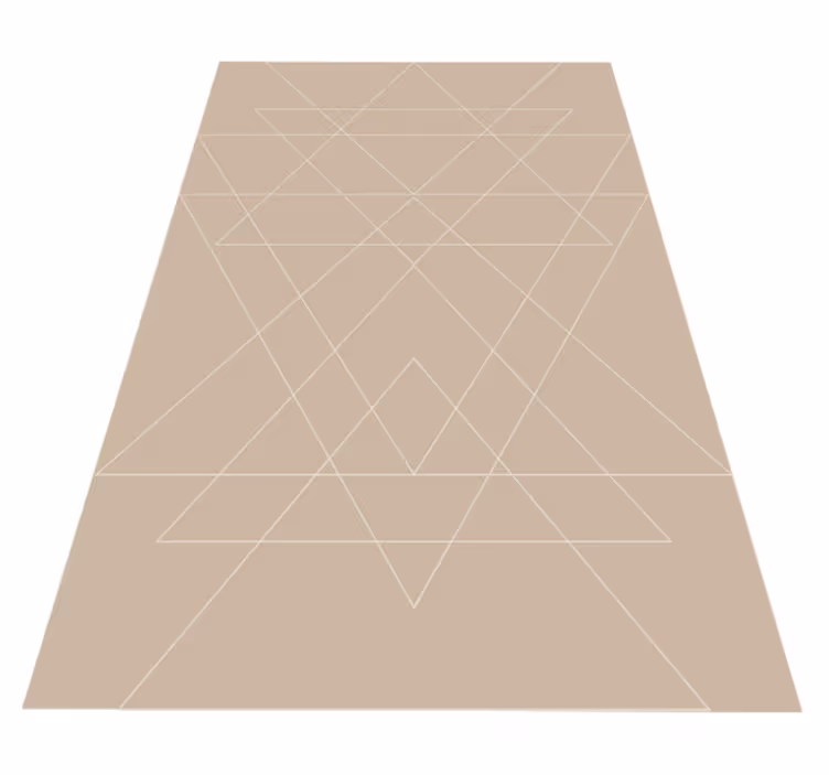 moderný vinylový koberec geometrický vzorovaný rohož - Tenstickers