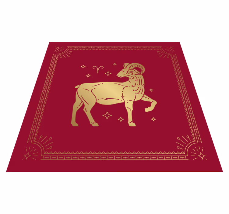 Vinylový koberec aries persian design so zvieracou potlačou - Tenstickers