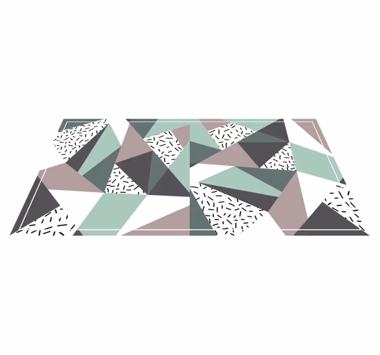 Severské textúrované trojuholníky, geometrické koberce - Tenstickers