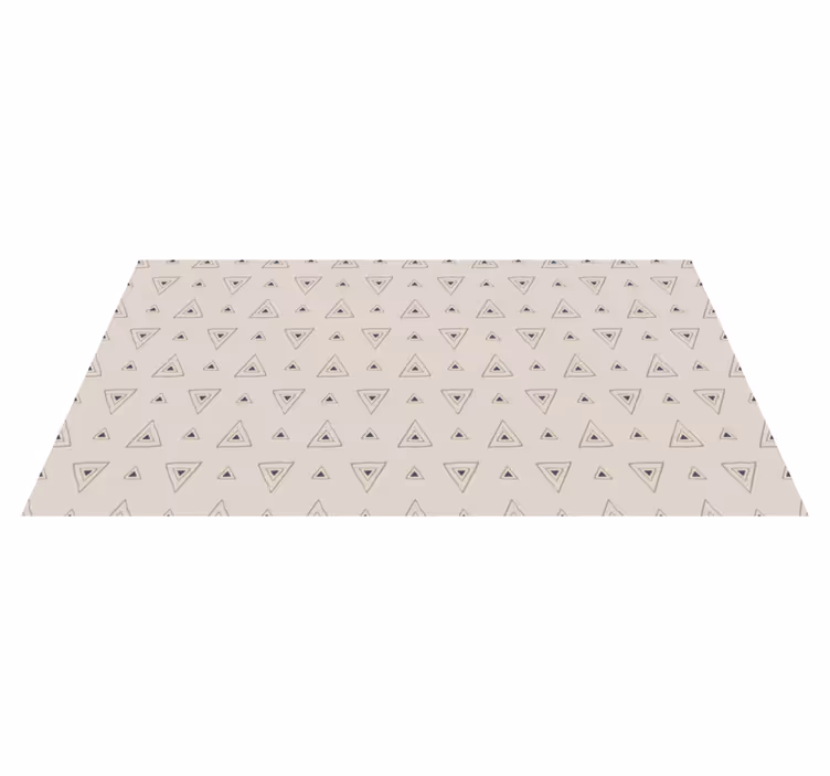 Béžové severské trojuholníky, geometrické koberce - Tenstickers