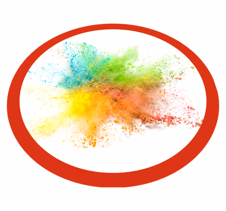 vinylový koberec do spálne farebný efekt explózie - Tenstickers