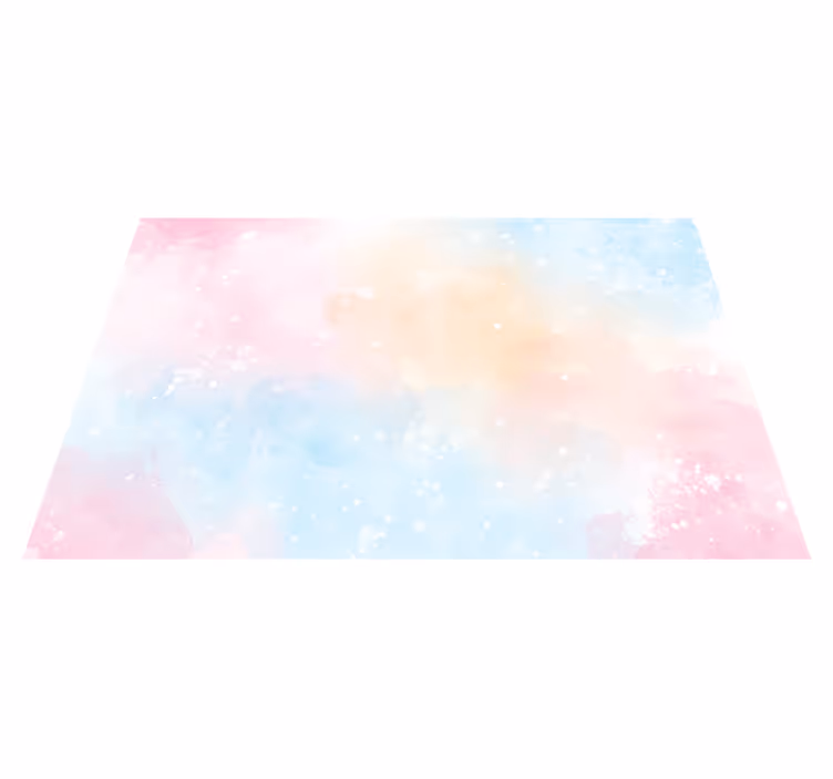 Abstraktný aquarelle tínedžerský vinylový koberec - Tenstickers
