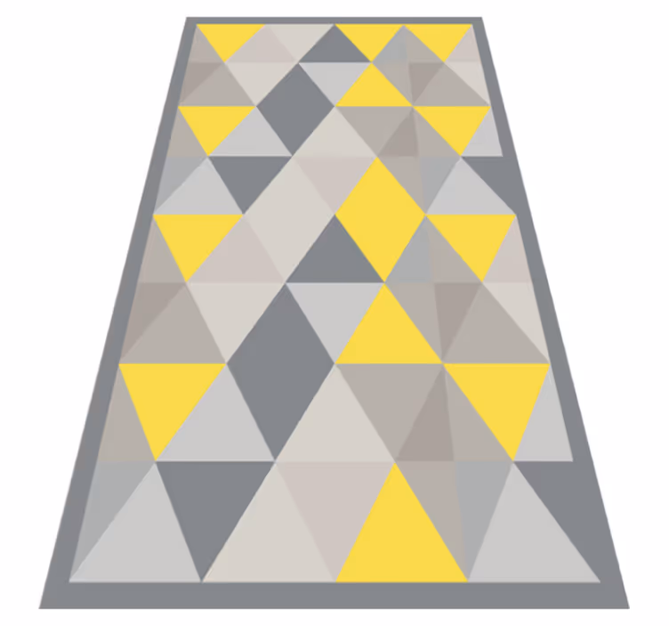 Severský vinylový koberec pantone triangles - Tenstickers