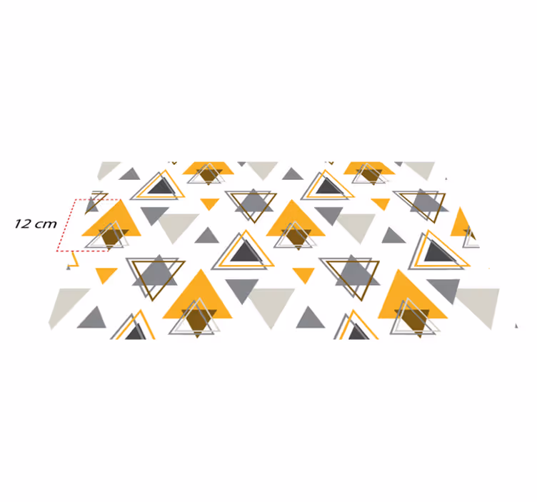 Severský vinylový koberec vzor pantone triangles - Tenstickers