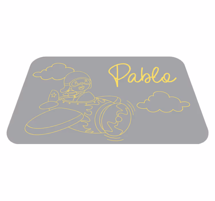 Lietadlo pantone s menom prispôsobeným mat - Tenstickers
