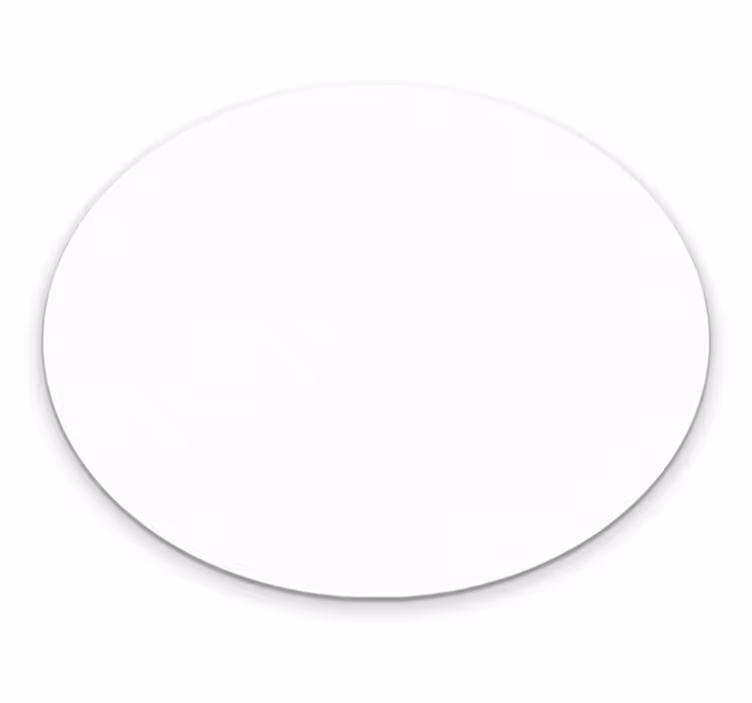 okrúhly vinylový koberec čistý kruhový štýl - Tenstickers