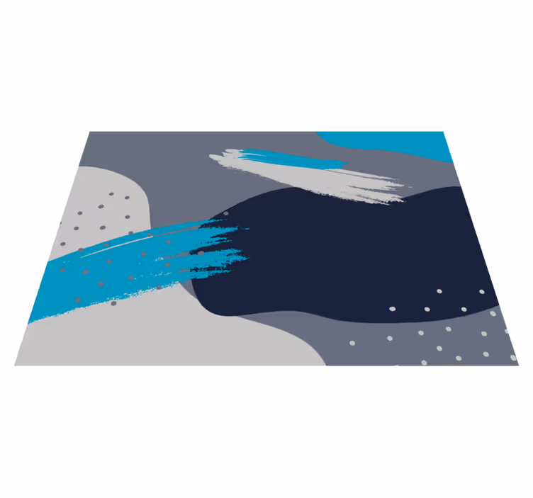 moderný vinylový koberec abstraktný vzor splash - Tenstickers