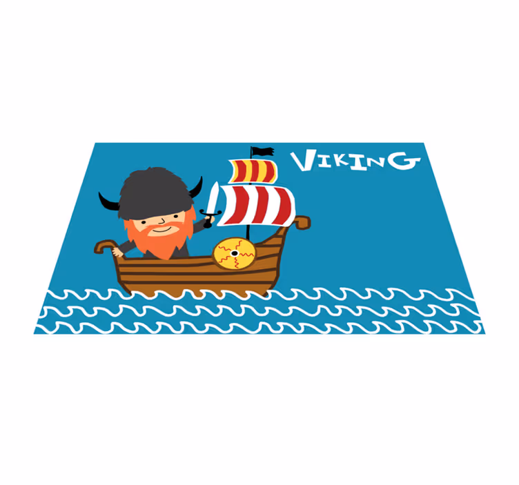 rôzne vinylové koberce pre deti vikingské dobrodružstvo - Tenstickers