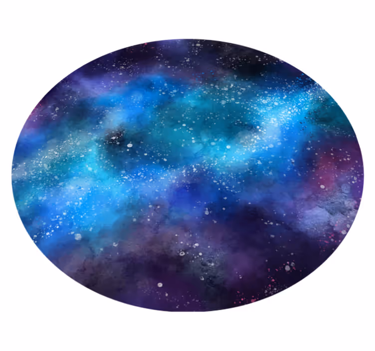 Detský vinylový koberec vesmírna hmlovina - Tenstickers