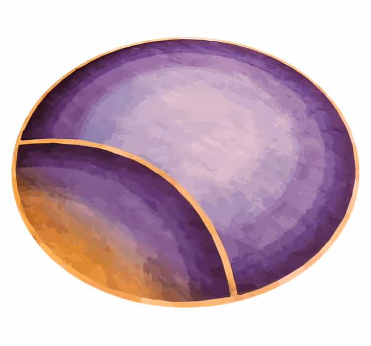 fialový vinylový koberec gradientné gule - Tenstickers