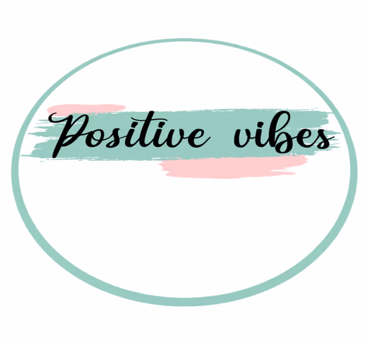 vinylový koberec citáty pozitívne vibrácie - Tenstickers