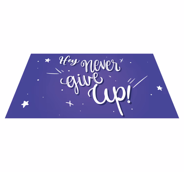 vinylový koberec citáty vytrvalý citát - Tenstickers