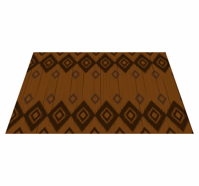 etnický vinylový koberec kultúrny geometrický prvok - Tenstickers
