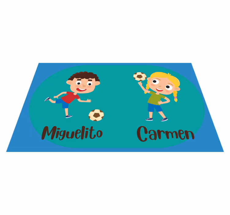 Rôzne vinylové koberce pre deti s menom futbalistu - Tenstickers