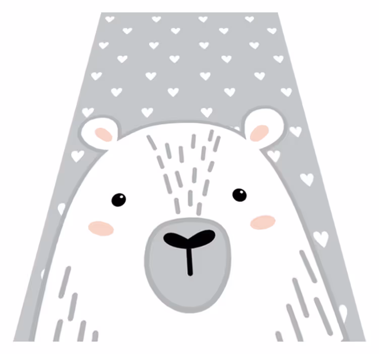 šedý severský medvedík na hranie pre deti - Tenstickers