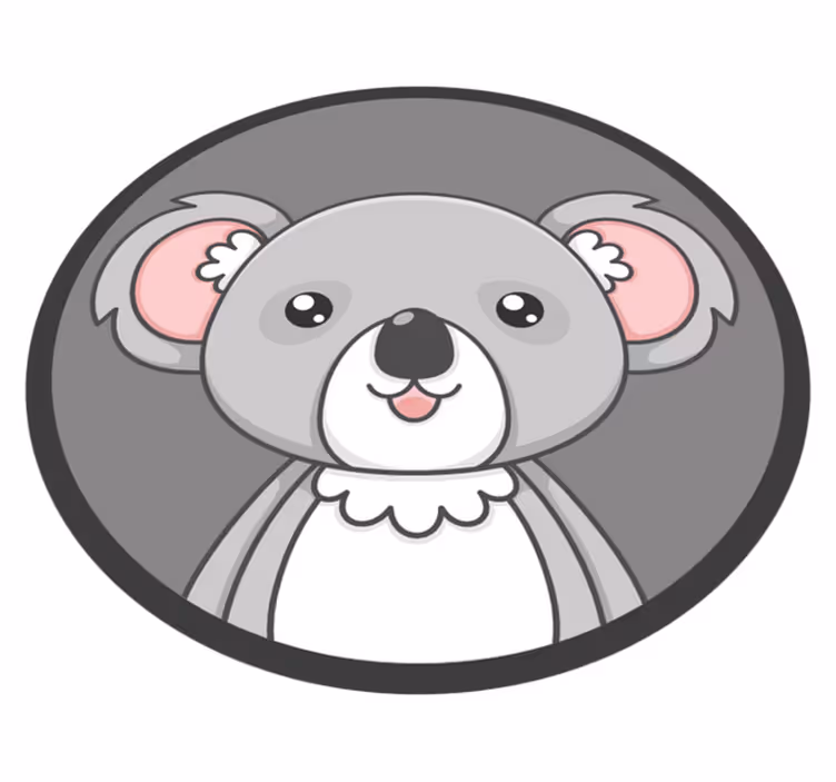 Podložka na hranie pre deti nordic grey khoala - Tenstickers