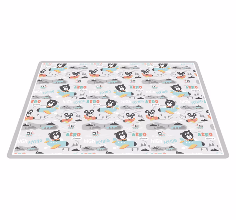 detský vinylový koberec lietajúce medvede - Tenstickers