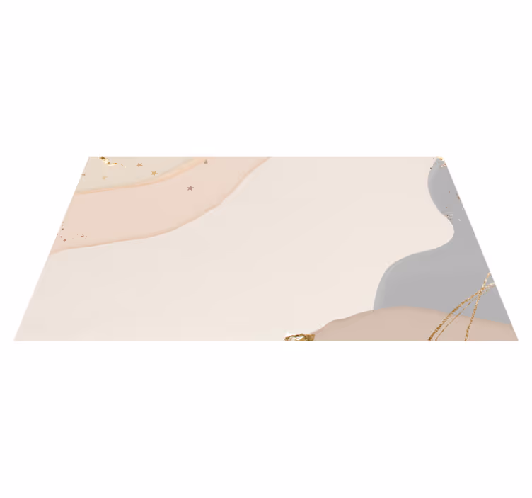 vinylový koberec minimalisticky abstraktné mäkké vlny - Tenstickers