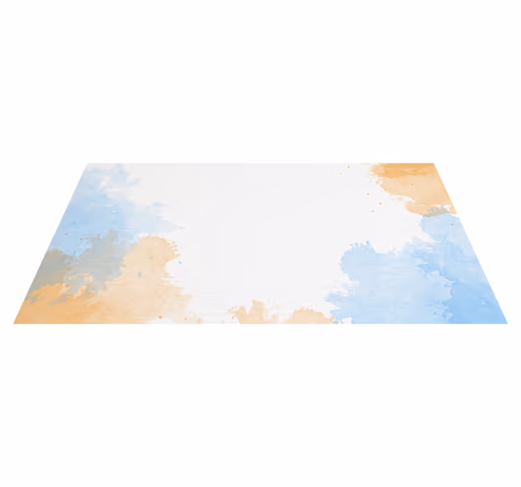 vinylový koberec do kúpelne jemné odtiene akvarelu - Tenstickers