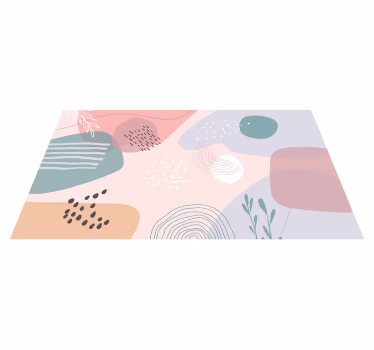 Kreatívny pastelový náter moderný koberec - Tenstickers