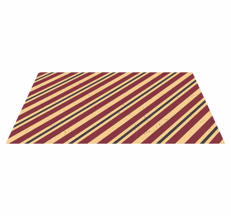 Jesenný pruhovaný vinylový koberec - Tenstickers