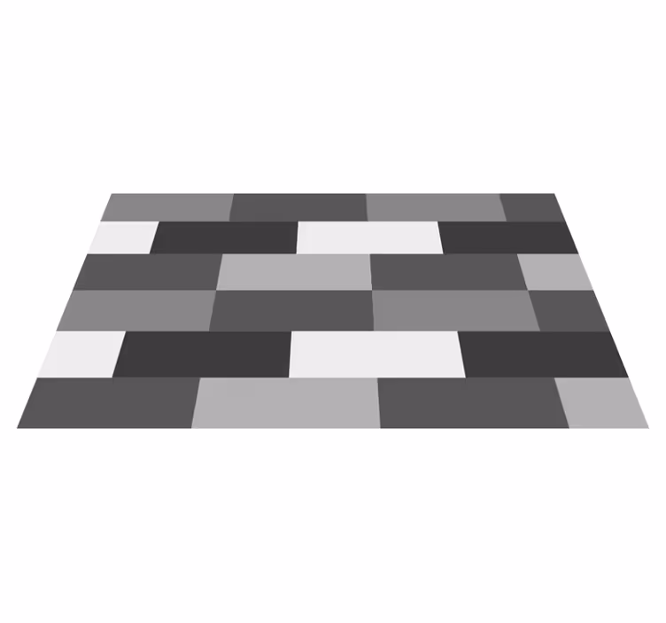 Minimalistický šedý obkladový koberec - Tenstickers