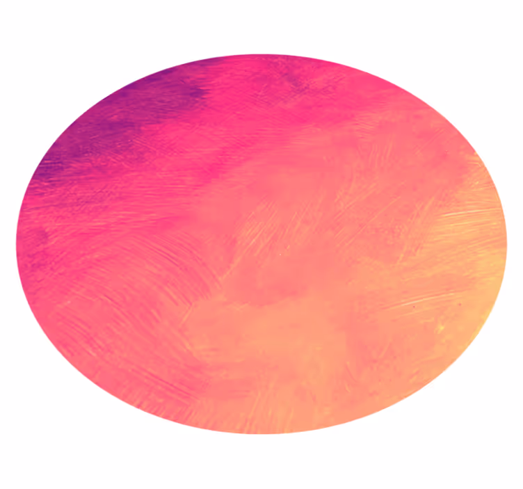 vinylový koberec do spálne gradientné kruhové umenie - Tenstickers