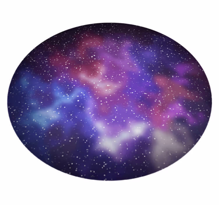 hviezdy vinylový koberec inšpirované galaxiou - Tenstickers