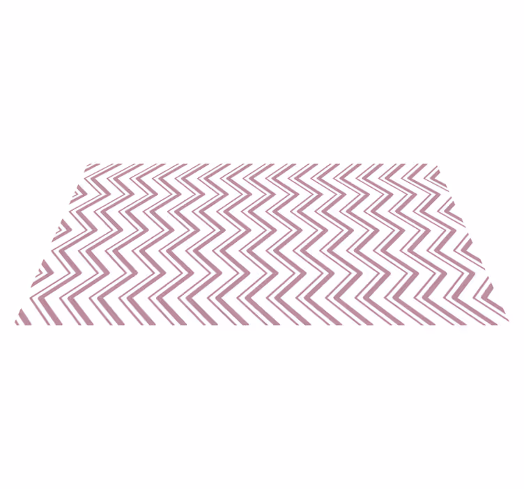 Vinylový koberec s geometrickými tvarmi chevron zigzag - Tenstickers