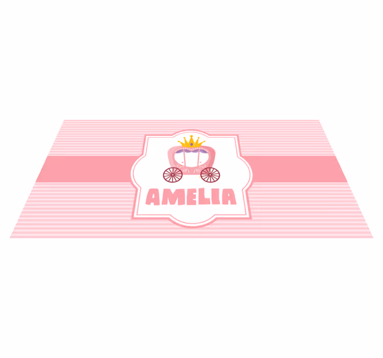 rôzne vinylové koberce pre deti kočiar princeznej na mieru - Tenstickers