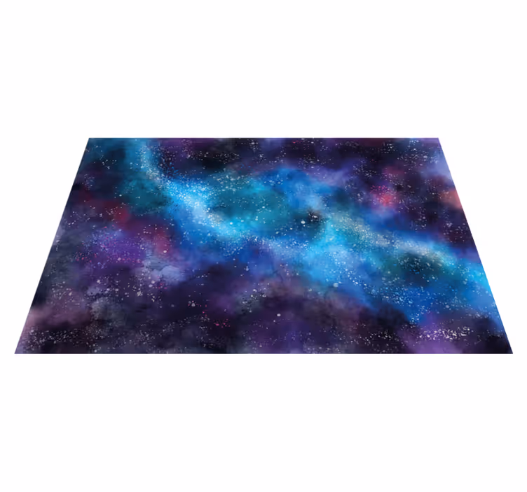 vinylový koberec do spálne kozmická fantázia - Tenstickers