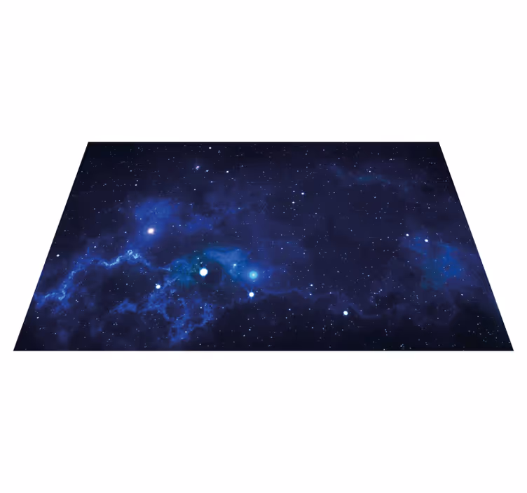 hviezdy vinylový koberec scéna kozmickej hmloviny - Tenstickers