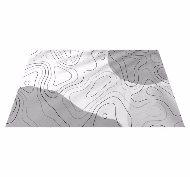 vinylový koberec minimalisticky abstraktné lineárne vzory - Tenstickers